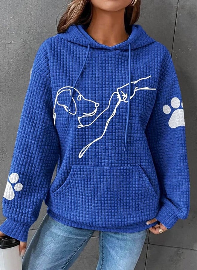 Ella | Gemütlicher Hoodie mit Hunde-Print