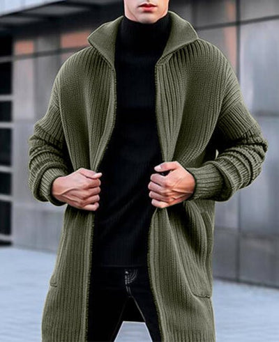 Dashiell | Lässiger Longline-Cardigan mit offener Vorderseite