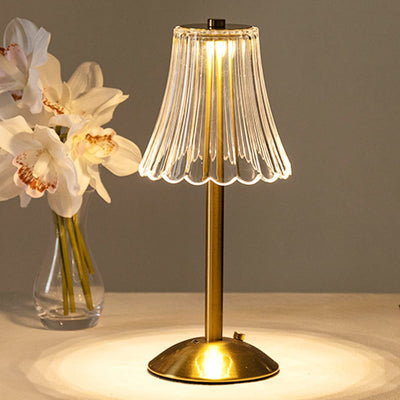 Pharos | Elegant Gold-Crystal Table Lamp