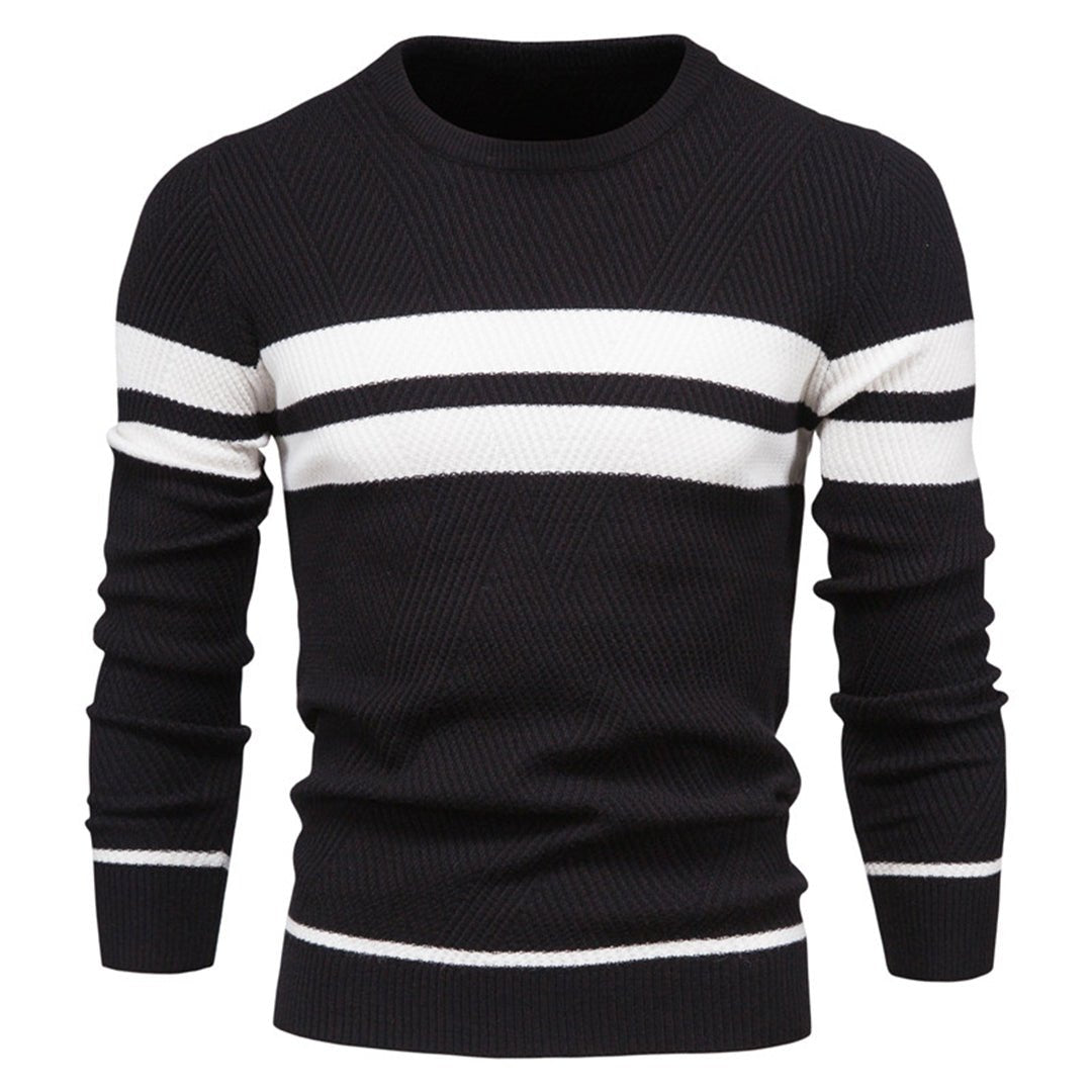 Vaughn | Klassischer gestreifter Strickpullover