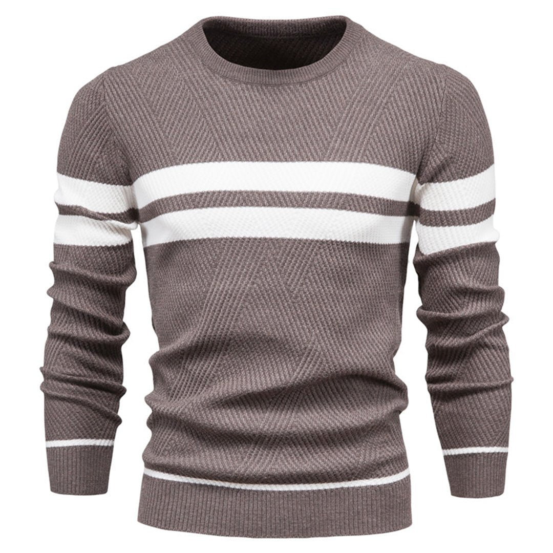 Vaughn | Klassischer gestreifter Strickpullover