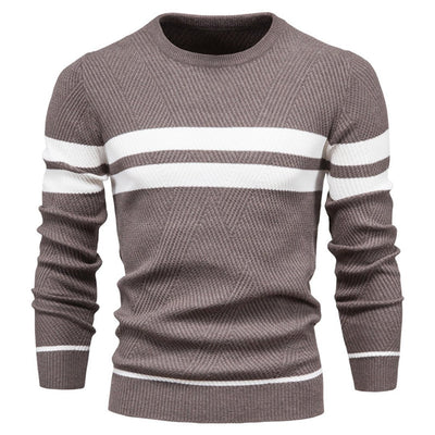 Vaughn | Klassischer gestreifter Strickpullover
