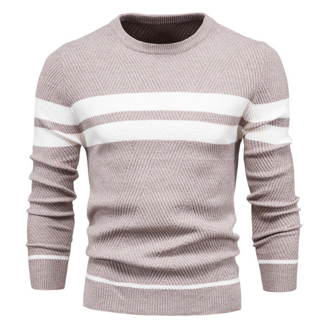 Vaughn | Klassischer gestreifter Strickpullover