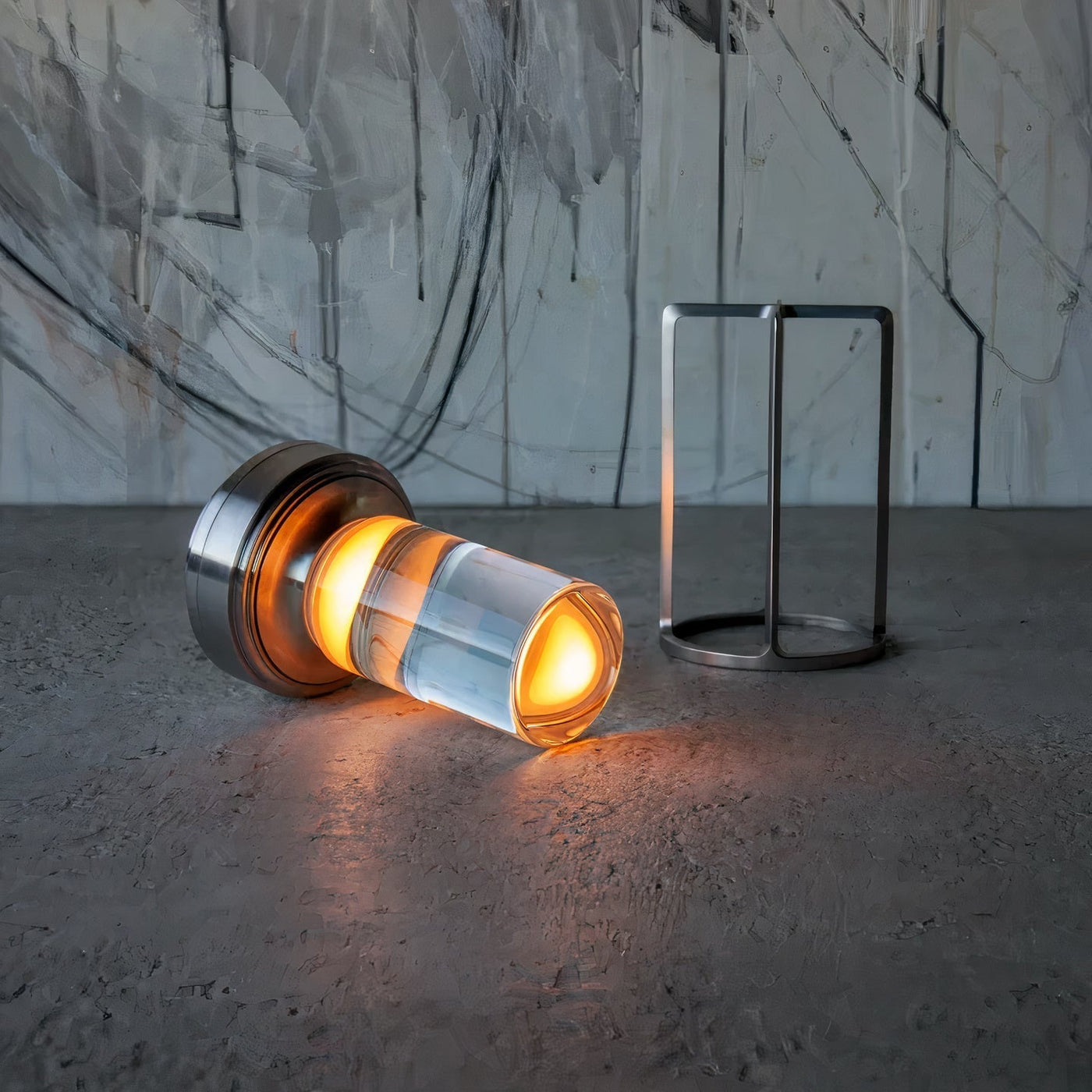 Modernes Touch-Licht aus Glas