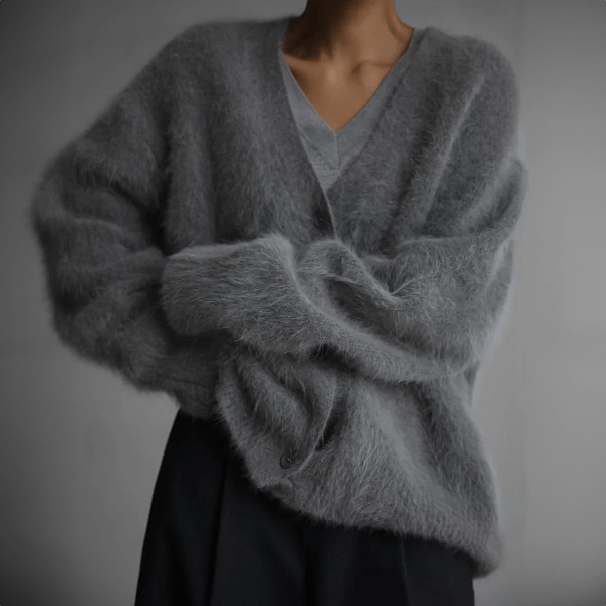 Willow | Weicher, flauschiger Strickjacke