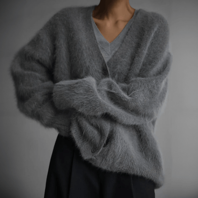 Willow | Weicher, flauschiger Strickjacke