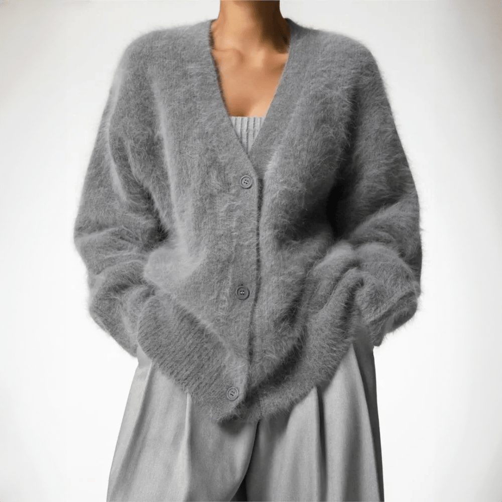 Willow | Weicher, flauschiger Strickjacke