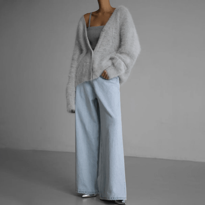 Willow | Weicher, flauschiger Strickjacke