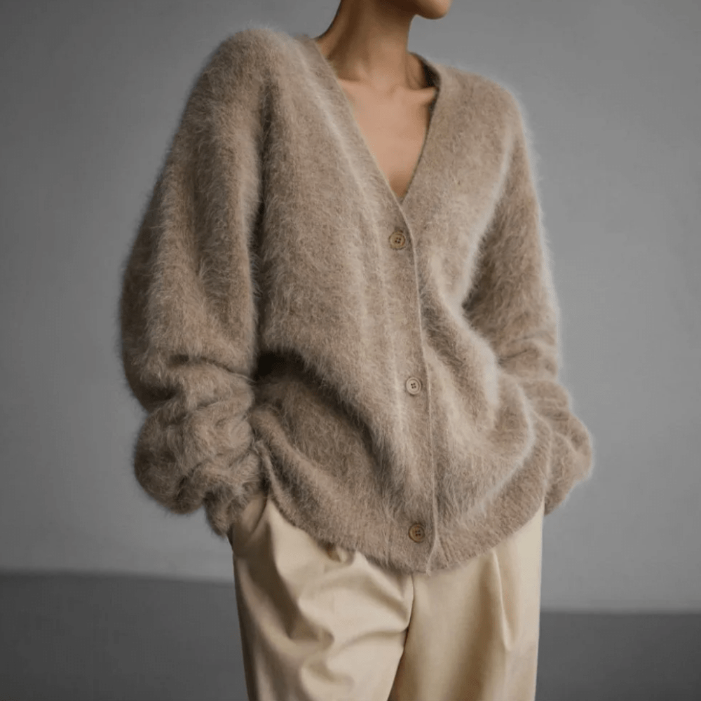 Willow | Weicher, flauschiger Strickjacke