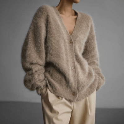 Willow | Weicher, flauschiger Strickjacke