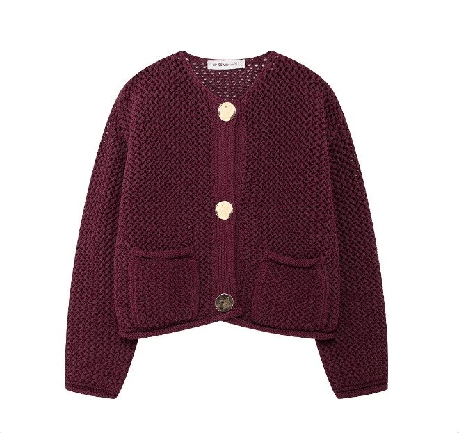 Rihanna | Kuschelige Grobstrick-Cardigan