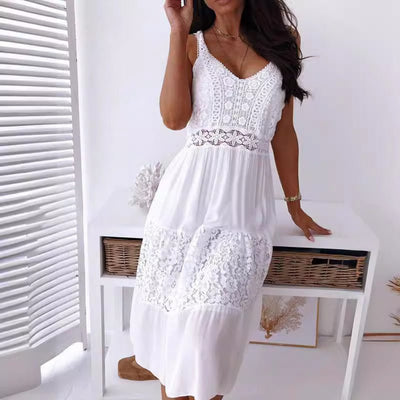Veliane | Kleid mit Spitzendetail