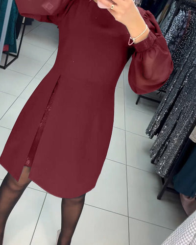 Ava | Trendiges Minikleid mit Puffärmeln