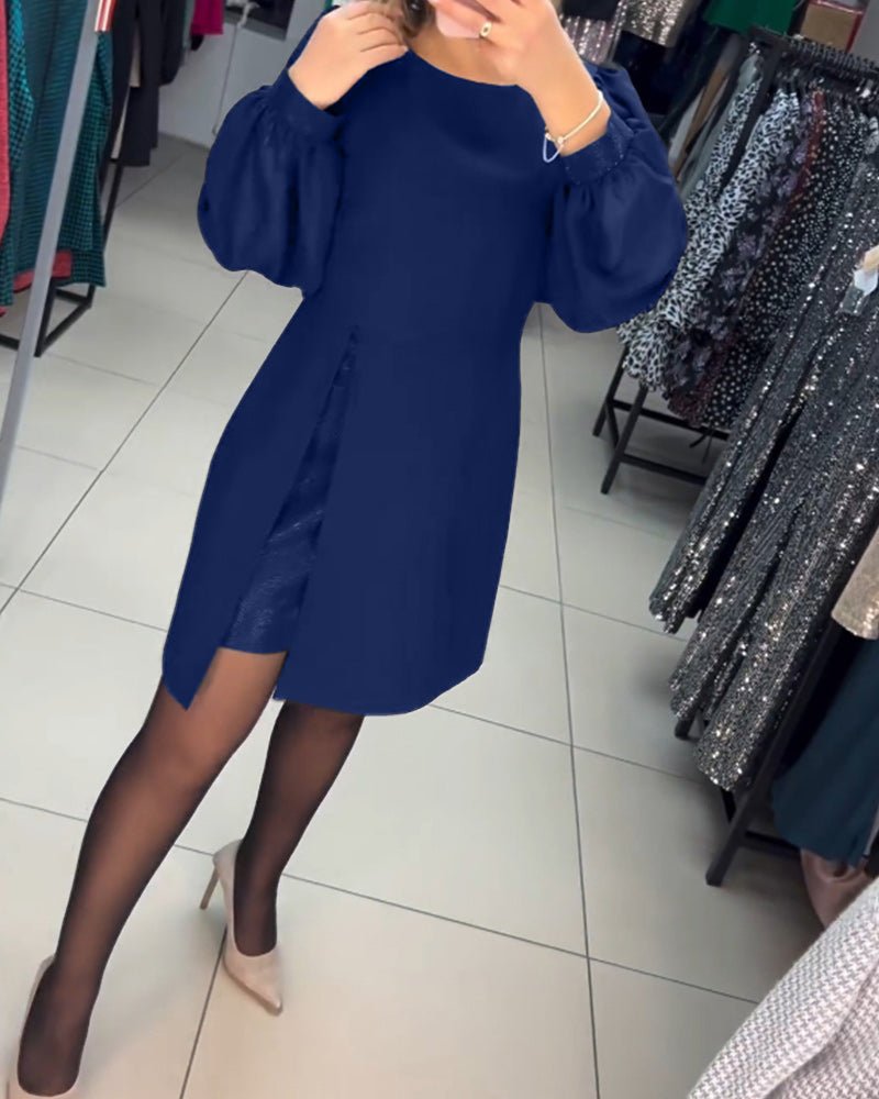 Ava | Trendiges Minikleid mit Puffärmeln