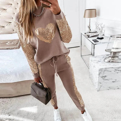 Zynavelle | Lounge-Set mit Glitzerstich