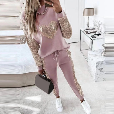 Zynavelle | Lounge-Set mit Glitzerstich