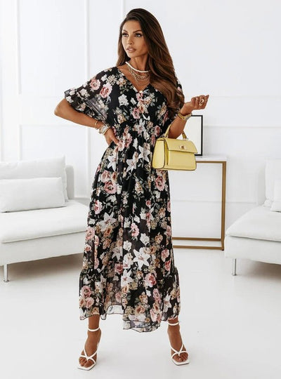Florenya | Midikleid mit Blumendruck