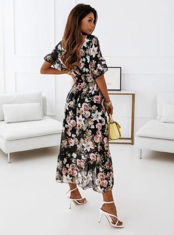Florenya | Midikleid mit Blumendruck
