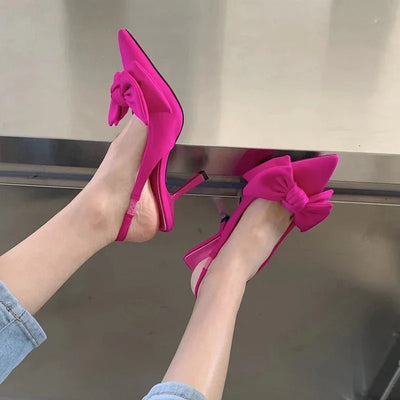 Ione | Elegante Slingback-Pumps mit Schleife