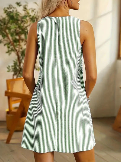 Serafina | Stilvolles gestreiftes Minikleid