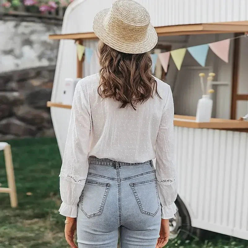 Mariselle | Anmutige transparente Bluse
