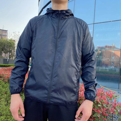 Leichte Windbreaker-Outdoorjacke
