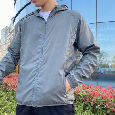 Leichte Windbreaker-Outdoorjacke