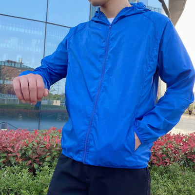 Leichte Windbreaker-Outdoorjacke