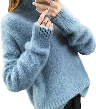Velquira | Cloudsoft Pullover mit hohem Kragen