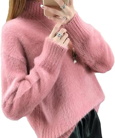 Velquira | Cloudsoft Pullover mit hohem Kragen