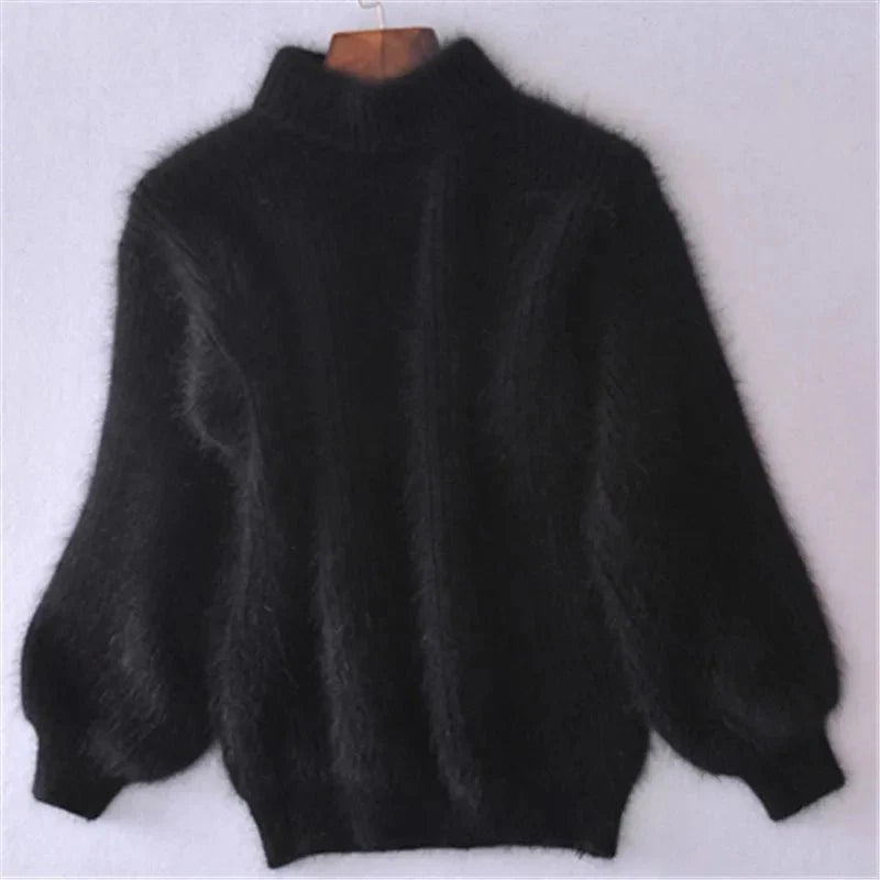 Velquira | Cloudsoft Pullover mit hohem Kragen