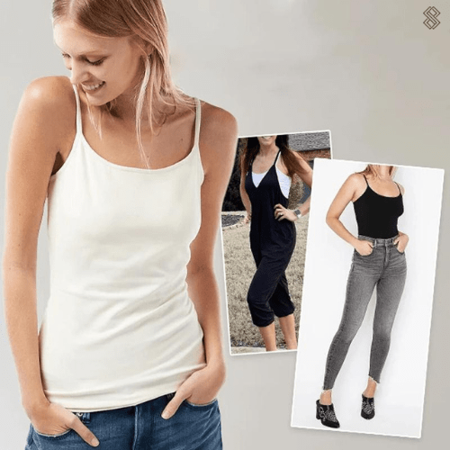 Tertia | Nahtloses Top mit integriertem BH