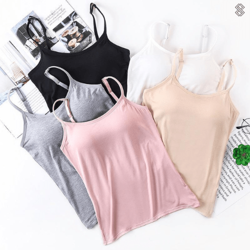 Tertia | Nahtloses Top mit integriertem BH