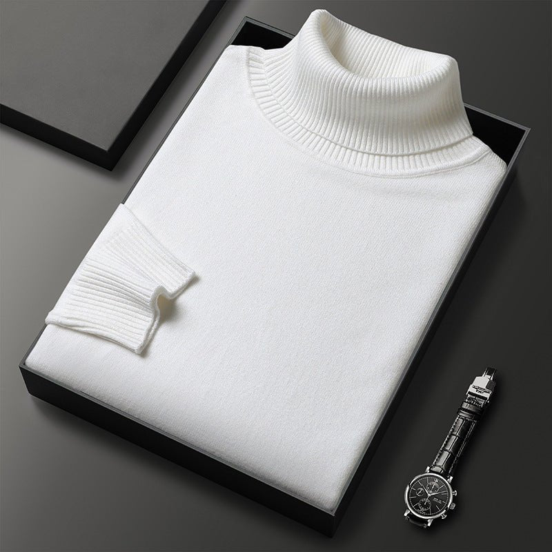 Asher | Eleganter Rollkragen-Strickpullover
