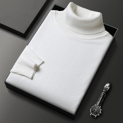 Asher | Eleganter Rollkragen-Strickpullover