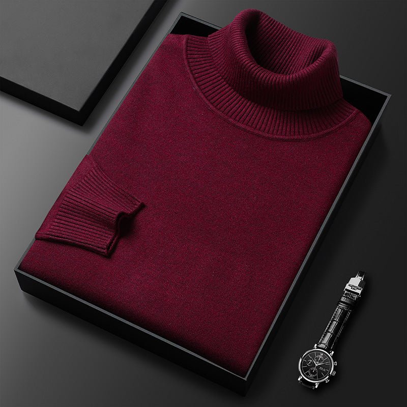 Asher | Eleganter Rollkragen-Strickpullover