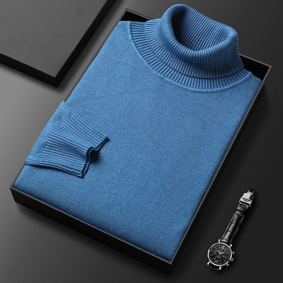 Asher | Eleganter Rollkragen-Strickpullover
