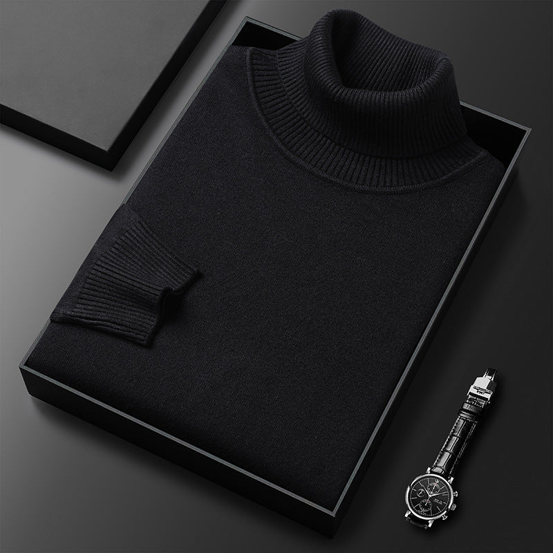 Asher | Eleganter Rollkragen-Strickpullover