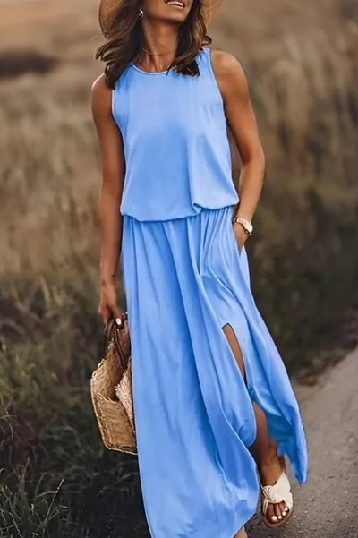 Thalea | Elegant Maxi Dress with Slit