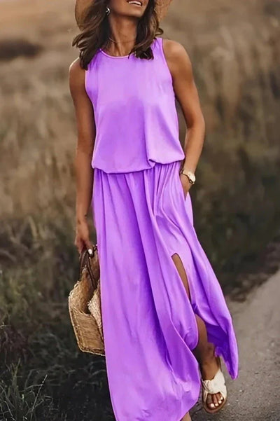 Thalea | Elegant Maxi Dress with Slit