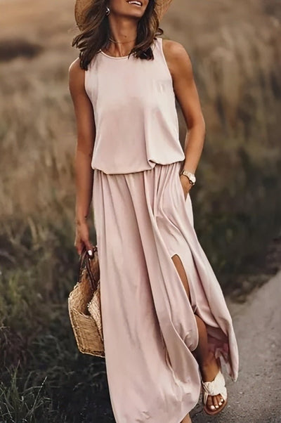 Thalea | Elegant Maxi Dress with Slit
