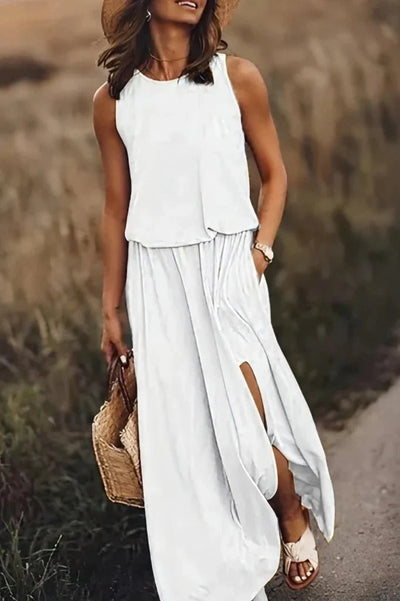 Thalea | Elegant Maxi Dress with Slit