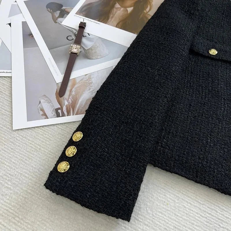 Thania | Eleganter, maßgeschneiderter Tweed-Blazer