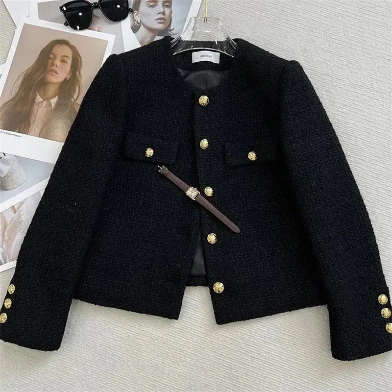 Thania | Eleganter, maßgeschneiderter Tweed-Blazer