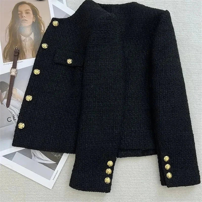 Thania | Eleganter, maßgeschneiderter Tweed-Blazer
