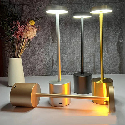 Glintora | Schlanke, moderne kabellose Touch-Lampe