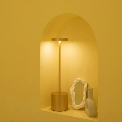 Glintora | Schlanke, moderne kabellose Touch-Lampe