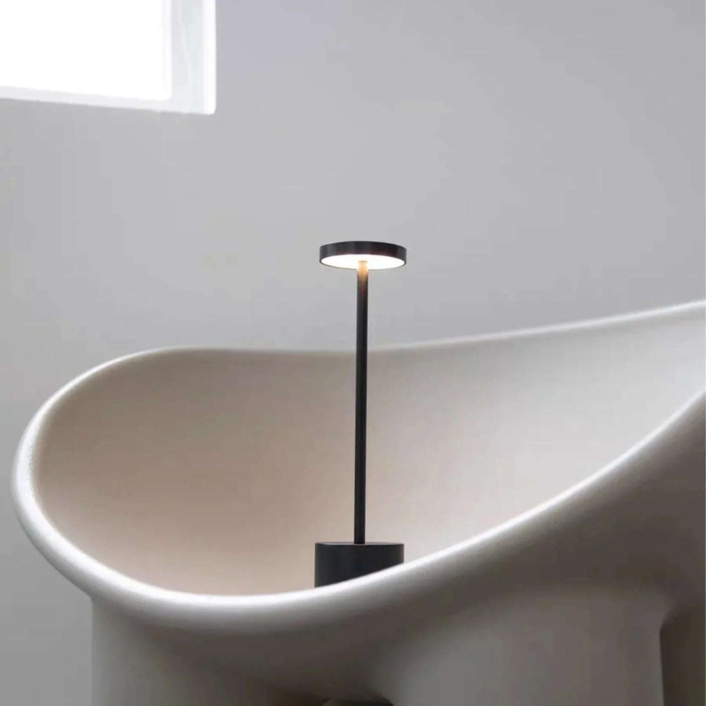 Glintora | Schlanke, moderne kabellose Touch-Lampe