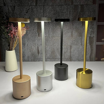 Glintora | Schlanke, moderne kabellose Touch-Lampe
