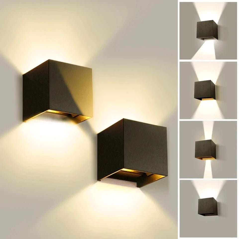 Luxvion | Kabellose LED-Würfel-Wandleuchte